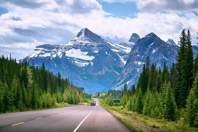 Icefields Parkway Self-Guided Driving Audio Tour - Jasper’s first stops: lakes, cliffs, and a famous fall