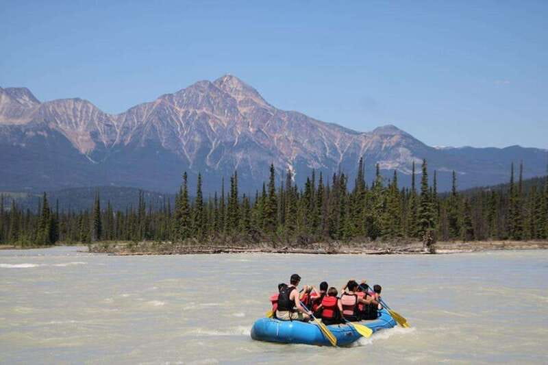 Jasper: Athabasca River Mile 5 Whitewater Rafting Tour - Meeting in Jasper and heading to the river
