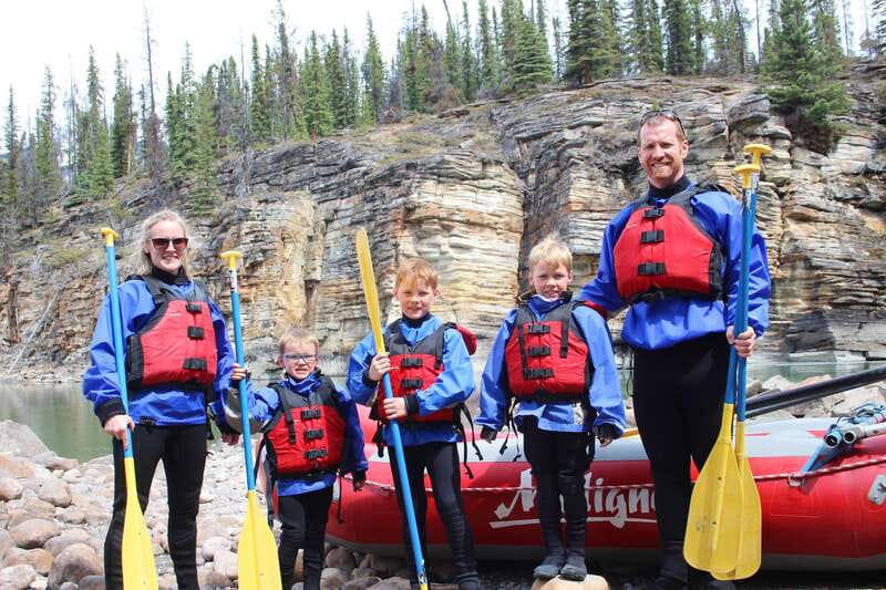 Jasper: Canyon Run Family Whitewater Rafting - Key Points on the Athabasca Canyon Run