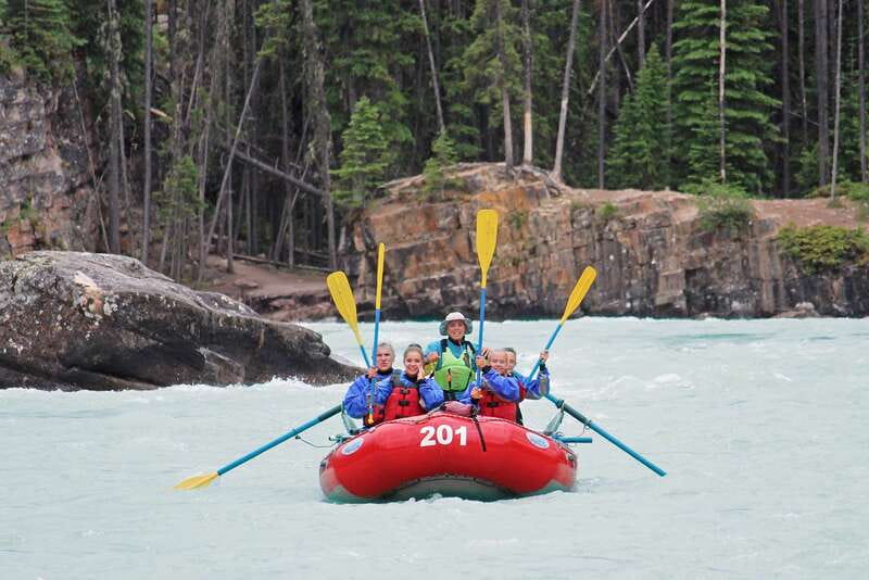 Jasper: Canyon Run Family Whitewater Rafting - A 12-Kilometre Mix of Splash and Quiet Water