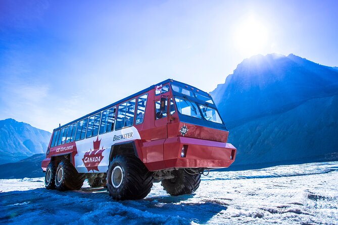 Jasper National Park 2-Day Tour: Maligne Lake & Columbia Icefield - Athabasca Falls shows water at full force