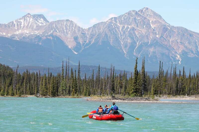 Jasper National Park Family Friendly Rafting Adventure - The 15-minute bus ride and equipment fitting
