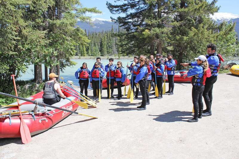 Jasper National Park Family Friendly Rafting Adventure - One hour and five miles of splashy water