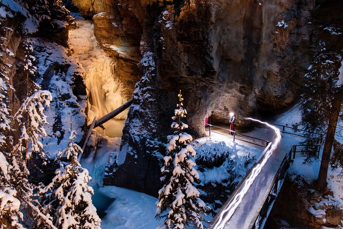 Johnston Canyon Evening Icewalk - The 2.2-Kilometer Walk to the Lower Falls