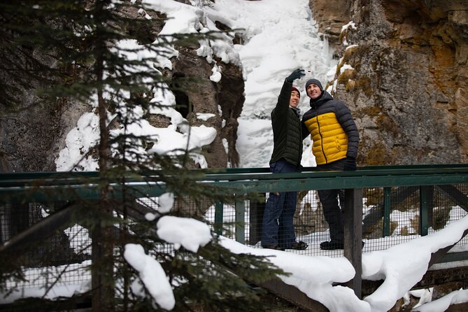Johnston Canyon Frozen Waterfalls - Small Group Tour - Continuing to the frozen Upper Falls