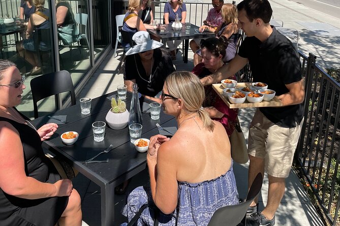 Kelowna: #1 Rated Walking Food Tour with 7 Tastings and 4 Drinks - Chaibaba Tea and Sprout Bread slow the pace