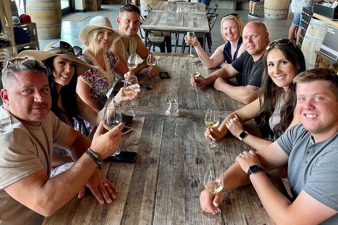 Kelowna Mystery Full Day Guided Wine Tour With 5 Wineries - Black Swift Vineyards brings the hilltop views