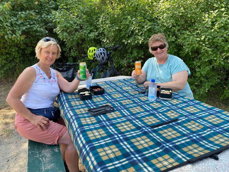 Kelowna: Okanagan Lake Guided E-Bike Tour with Picnic - Starting opposite the Sails statue