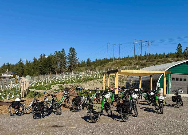Kelowna: Wine Tasting by E-bike, Smartphone Guide & Lunch - The phone route and the first ride out