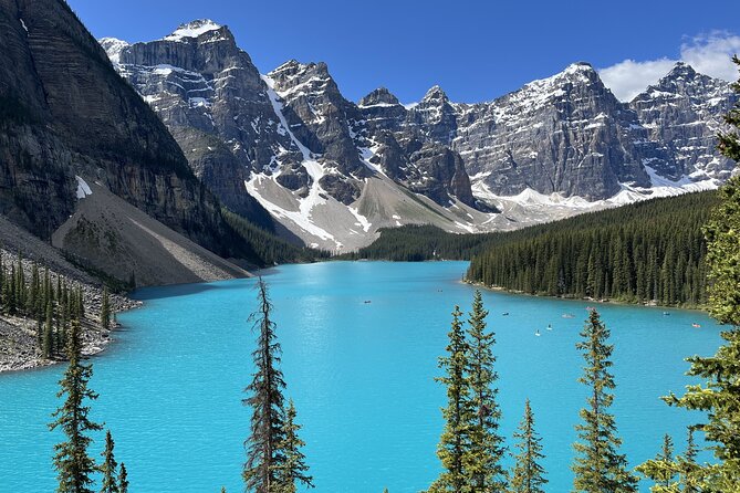 Lake Louise and Moraine Lake Small Group Half Day Tour - Castle Mountain gives the drive a strong opening