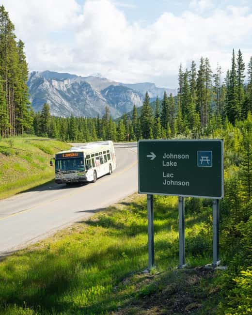 Lake Louise, Emerald Lake, Minnewanka Cruise & Banff Town - Johnson Lake starts the day quietly