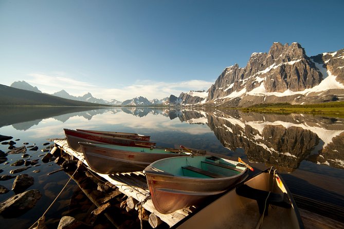 Lake Louise to Jasper One-Way Tour - Bow Lake brings open mountain views
