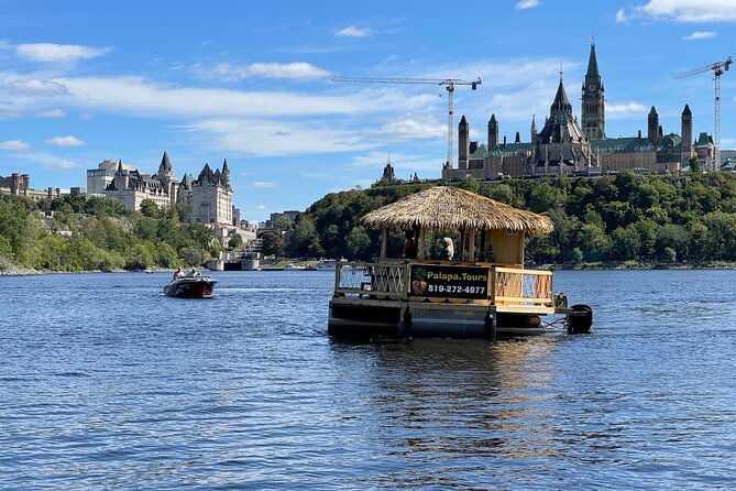 Lilo Floating Tiki Bar on the Ottawa River - Weather is the biggest variable