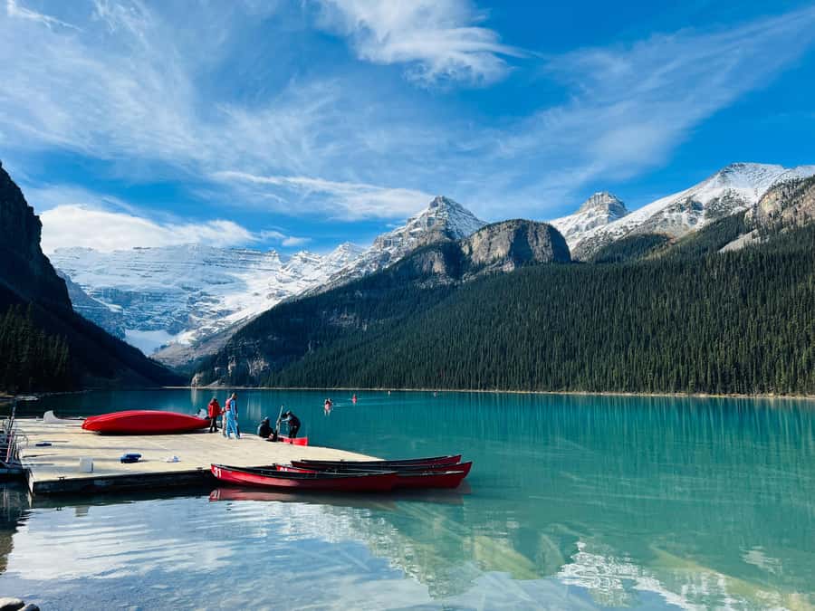 Louise, Moraine/Johnston Canyon, Minnewanka & Banff Town - What the $57 price really covers
