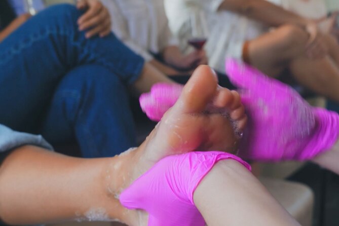 Manicure, Pedicure and Wine Tasting Experience - Your 3.5-hour visit on Hollis Street