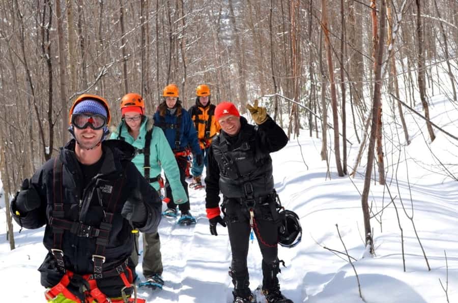 Mont-Catherine: Ziplines & Hike - The 2,132-foot second run above the trees