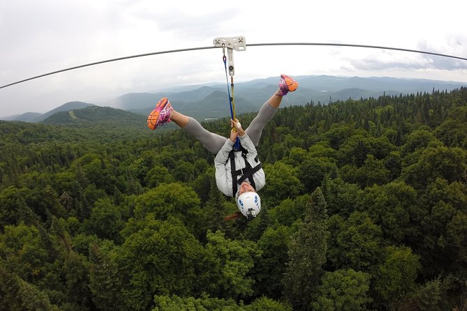 Mont Tremblant Guided Zipline Tour - Five Ziplines, Four Kilometers of Mountain Views