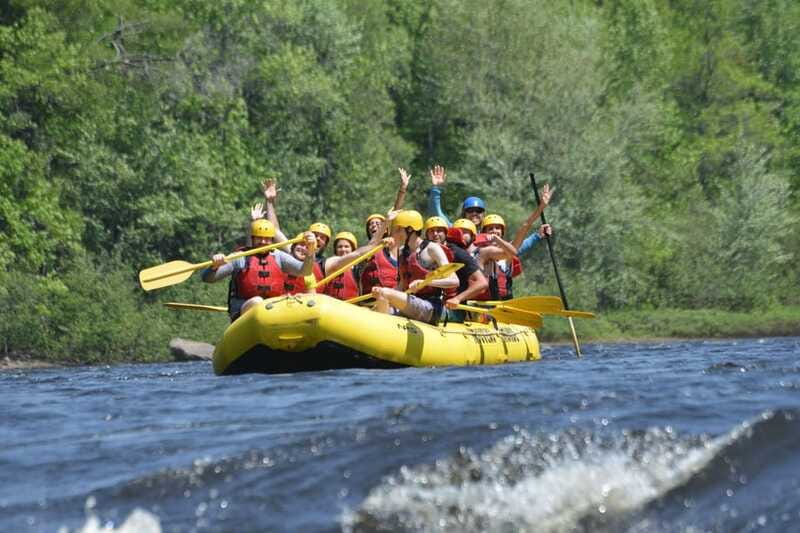 Mont-Tremblant: Half-Day White Water Rafting - Swimming, raft surfing, and the quieter parts