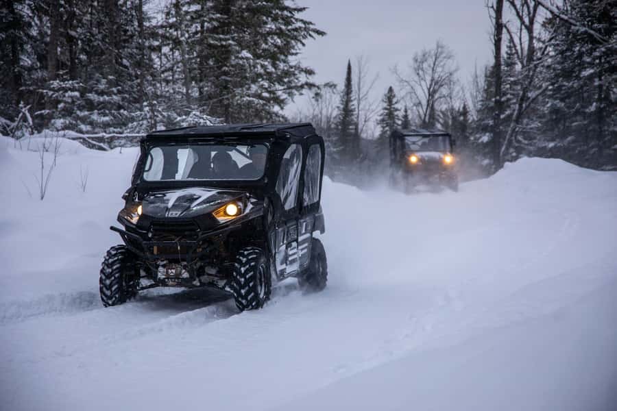 Mont Tremblant: Side-by-Side ATV Guided Off-Road Tour - Getting ready for a four-seat side-by-side