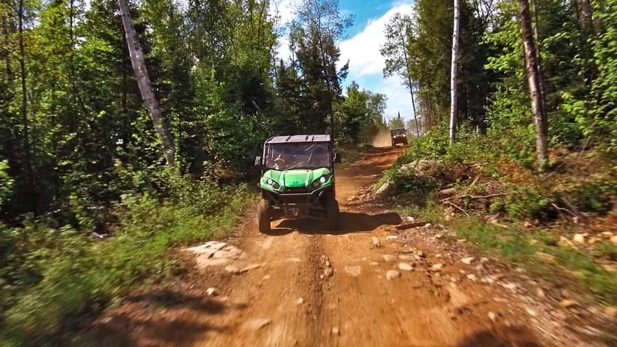 Mont Tremblant: Side-by-Side ATV Guided Off-Road Tour - One driver swap changes the group dynamic