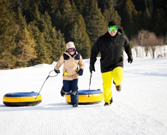 Mont-Tremblant Snow Tubing - The indoor break makes a difference