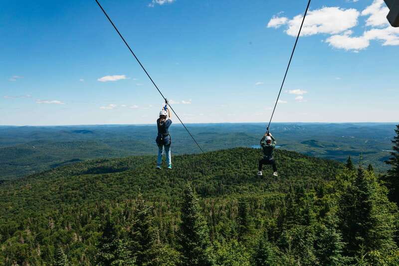 Mont Tremblant: Summit Zip-Lining Tour with 5 Zip Lines - Five Lines Above Mont Tremblant
