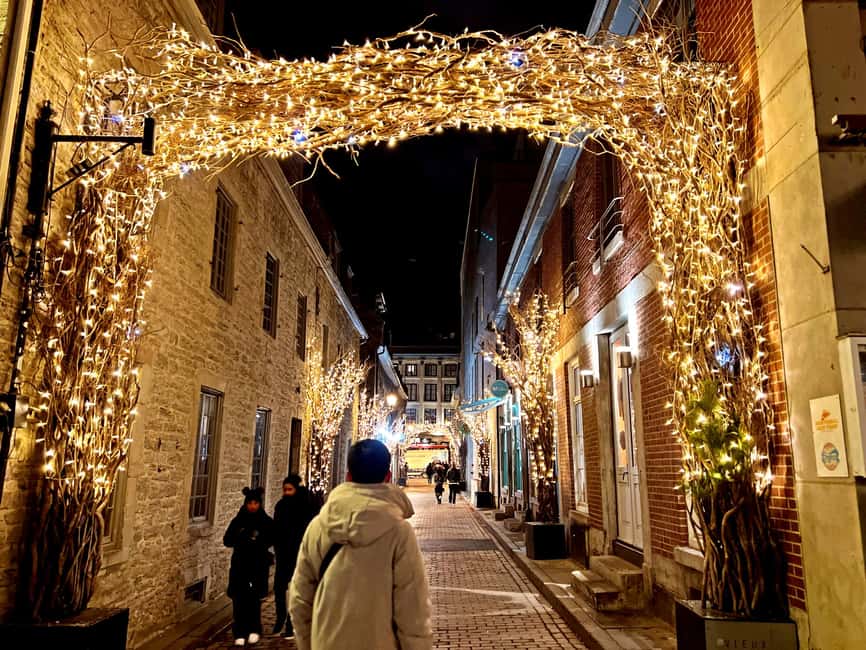 Montreal: Christmas Lights Private Walking Tour - Notre-Dame Basilica and the character of Old Montreal