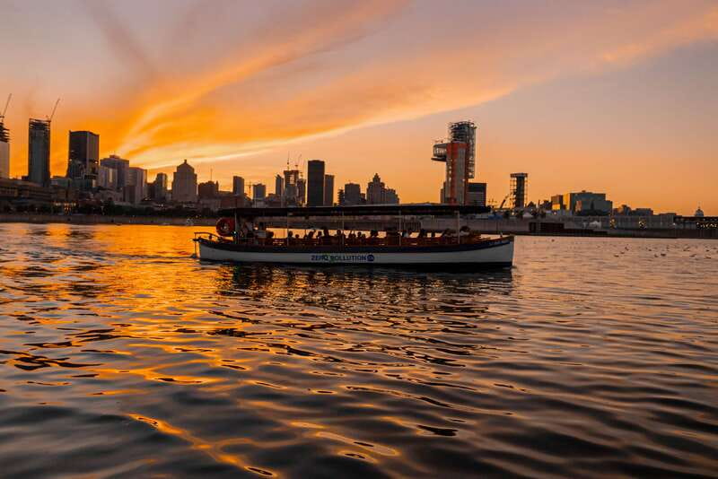 Montreal: Electric Boat Cruise with Onboard Drinks - Starting at Jacques-Cartier Pier
