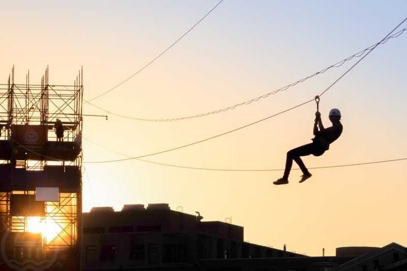 Montreal Old Port: Urban Zipline Ticket - The 1,200-foot ride across Bonsecours lagoon