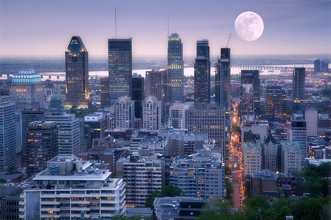 Montreal Premium Driving Night Tour with La Grand Roue Ride - Old Montreal, Notre-Dame, and the first look at the city