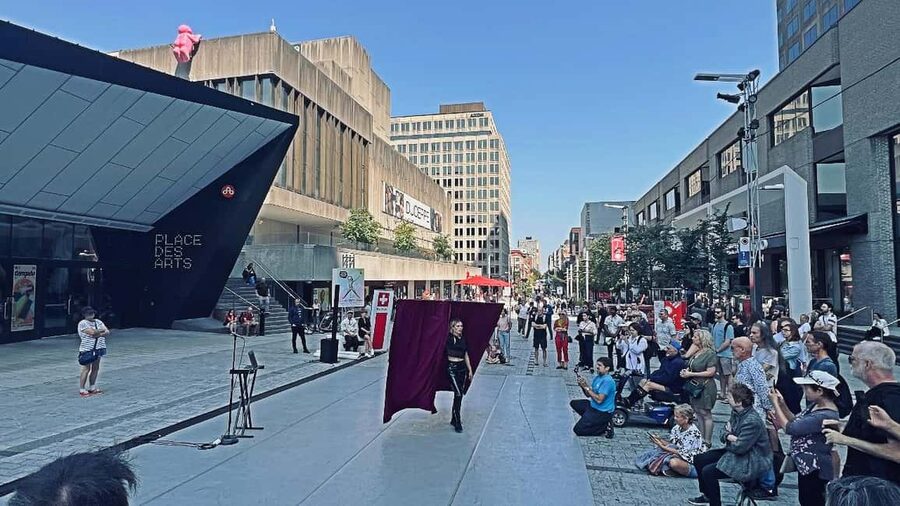 Montreal: Private 2h Walking Tour RESO and Old Montreal - Place des Arts and the Quartier des Spectacles