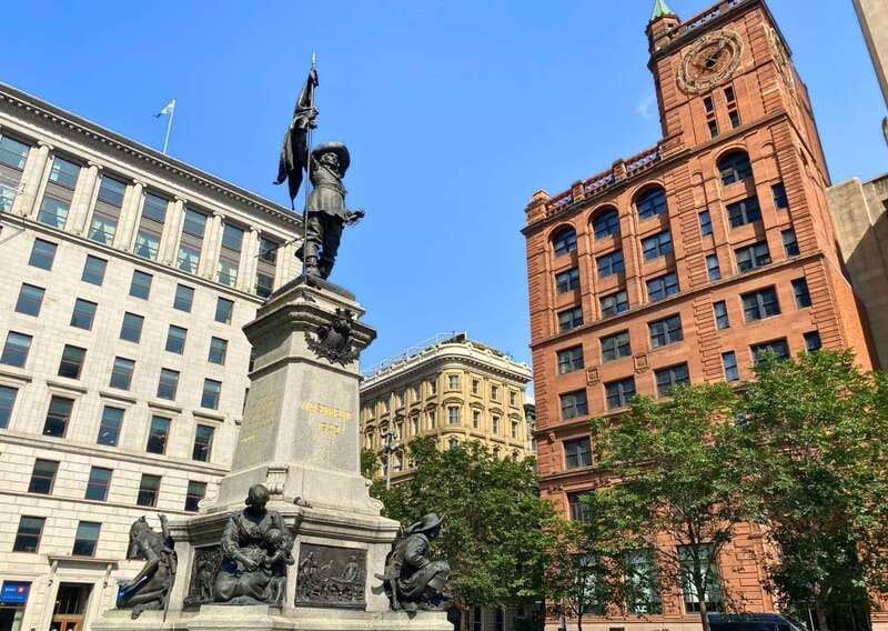 Montréal: The Original Old Montréal Walking Tour - Meeting at the Place d’Youville obelisk