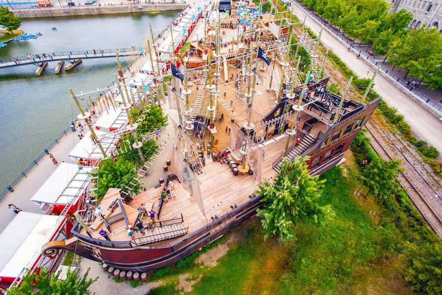 Montreal: Voiles En Voiles Aerial Park Admission Ticket - A high-energy change of pace in Montreal’s Old Port