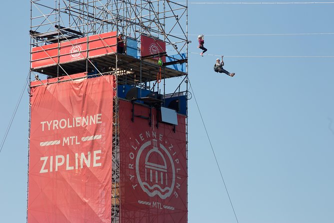 Montreal Zipline Adventure - Reaching the Old Port launch point