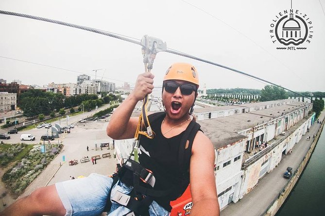 Montreal Zipline Adventure - Views, photos, and the Old Port setting