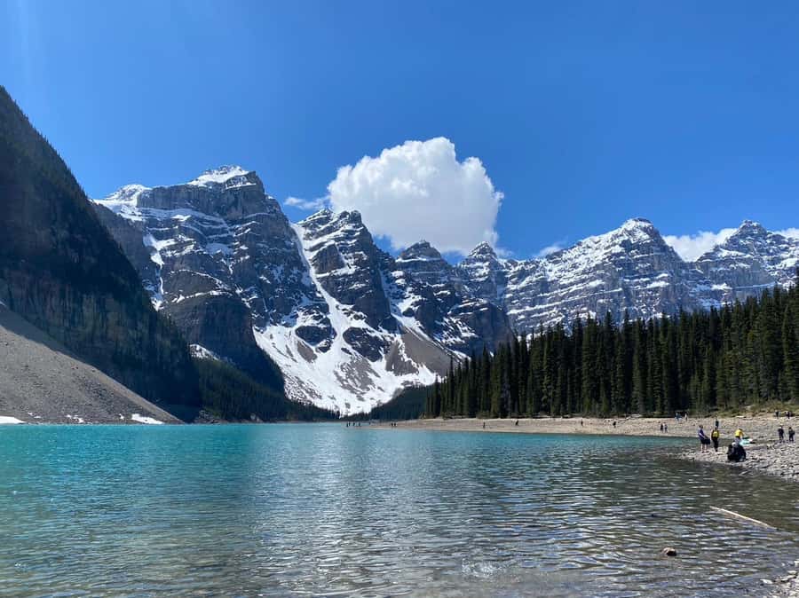Moraine Lake 1.5hr & Lake Louise Shuttle from Canmore/Banff - Lake Louise in a focused 75-minute visit