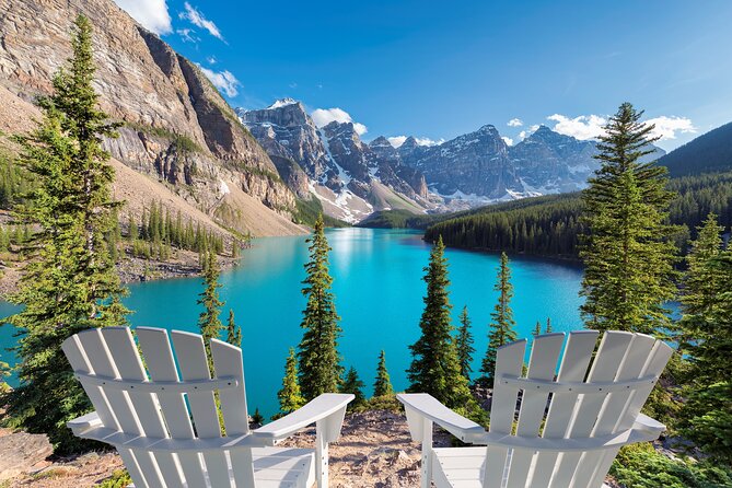 Moraine Lake, Lake Louise Johnston Canyon Banff National Park - Johnston Canyon: bridges, waterfalls, and winter crampons