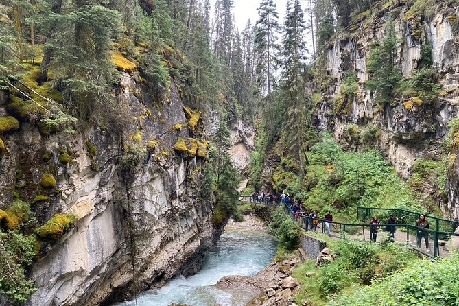 Moraine Lake Lake Louise Johnston Canyon Emerald Lake Day tour - Johnston Canyon, the best walking stop