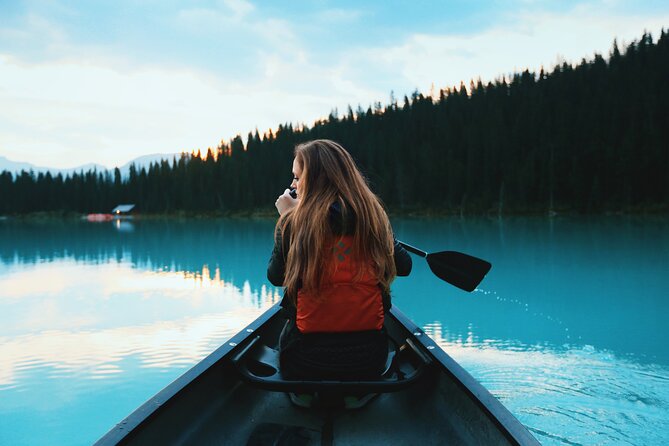 Moraine Lake & Lake Louise Sunrise | Award-Winning Premium Tour - Lake Louise after the first light