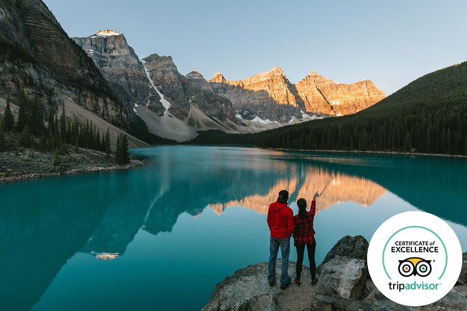 Moraine Lake & Lake Louise Sunrise | Award-Winning Premium Tour - Hot drinks and photography help where you need them