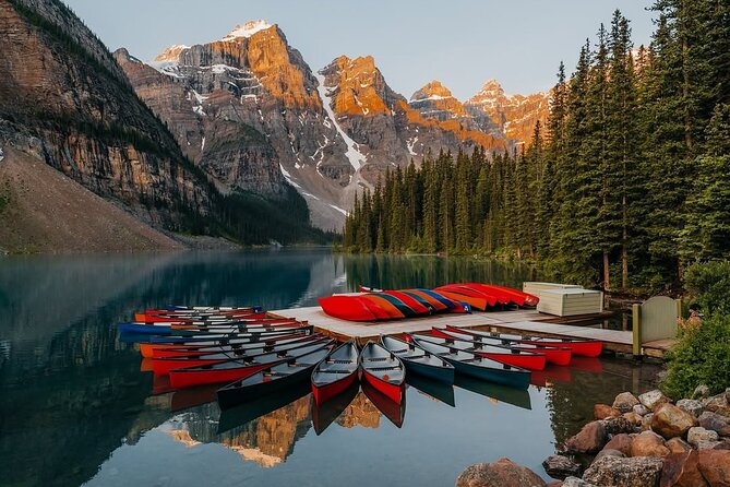 Moraine Lake Sunrise & Lake Louise Golden Hour Experience - Why Moraine Lake at sunrise is worth the early alarm