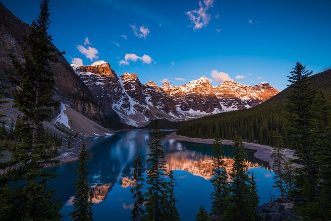 Moraine Lake Sunrise & Lake Louise Tour - from Canmore/Banff - Key points at a glance