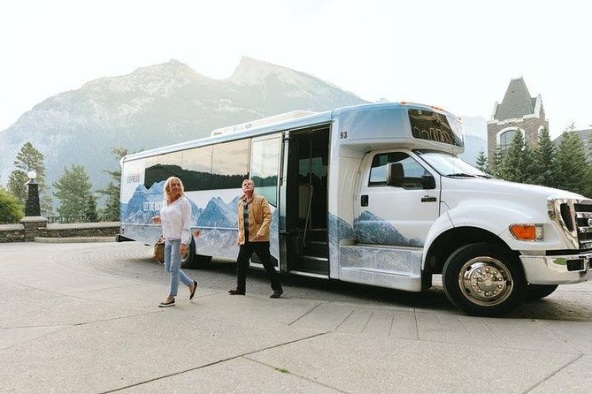 Mountain Lakes and Waterfalls - roundtrip from Banff - The morning pickup from Banff hotels