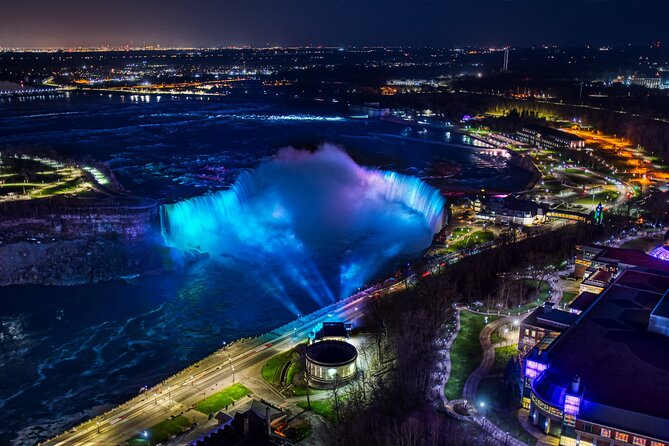 Niagara at Night Small Group Tour with Power Station Light Show - The Niagara Parkway adds context between stops