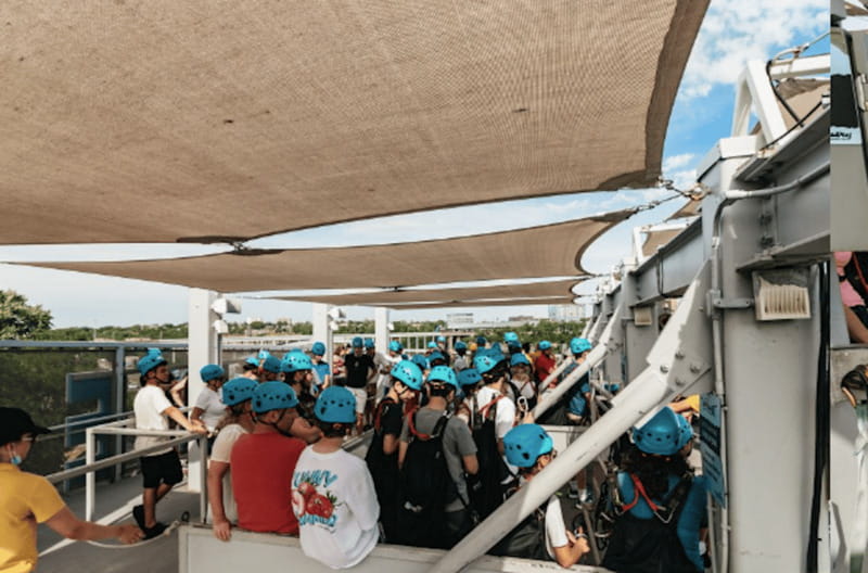 Niagara Falls, Canada: Early Bird Zip Line to The Falls - The Observation Landing Deck