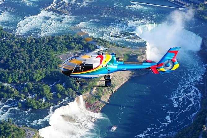 Niagara Falls Canada Helicopter Tour - Following the Canadian Horseshoe Falls
