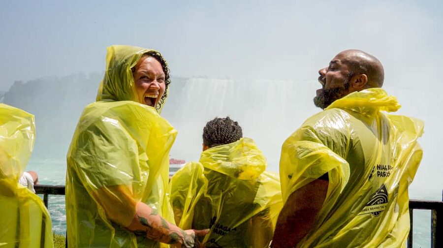 Niagara Falls Canada: Highlights Tour With Boat Cruise - Skylon Tower and the broad view from above