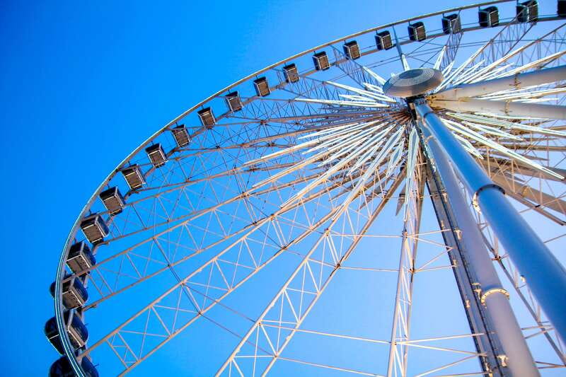 Niagara Falls, Canada: Niagara SkyWheel Ticket - Getting to the booth on Clifton Hill