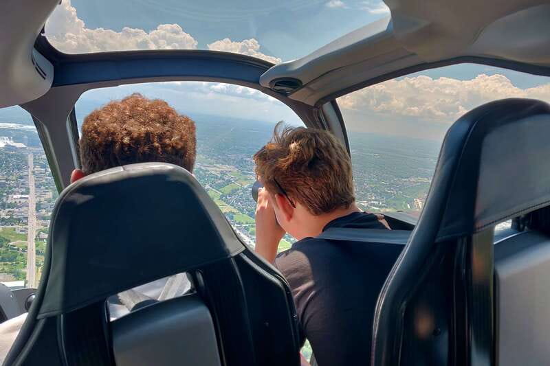 Niagara Falls, Canada: Scenic Helicopter Flight - Following the Niagara River from Whirlpool to Rainbow Bridge
