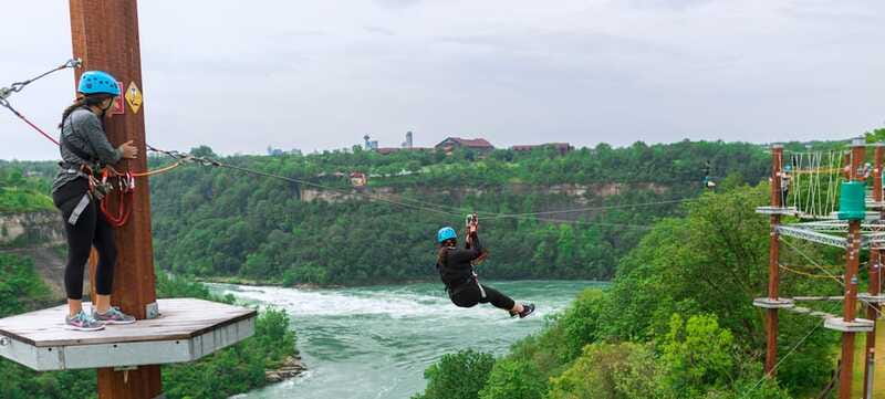 Niagara Falls, Canada: Whirlpool Adventure Ropes Course - Safety Help Without a Constant Escort